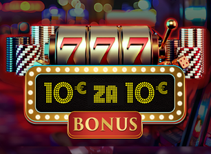 🎰 Bonusová noc 10 € za 10 €  – 18. 9. 2024 16-05 HOD.